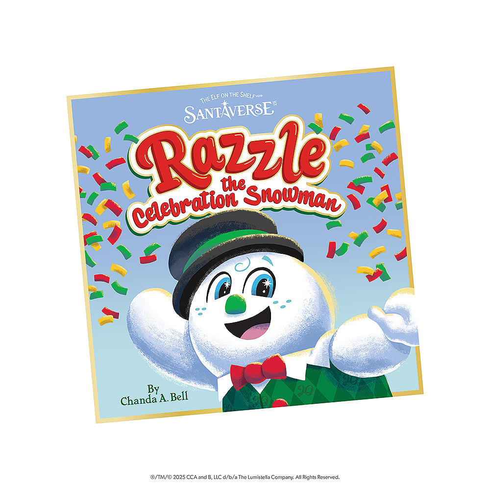 SnoStax Razzle the Snowman Plush and Book - Image 9
