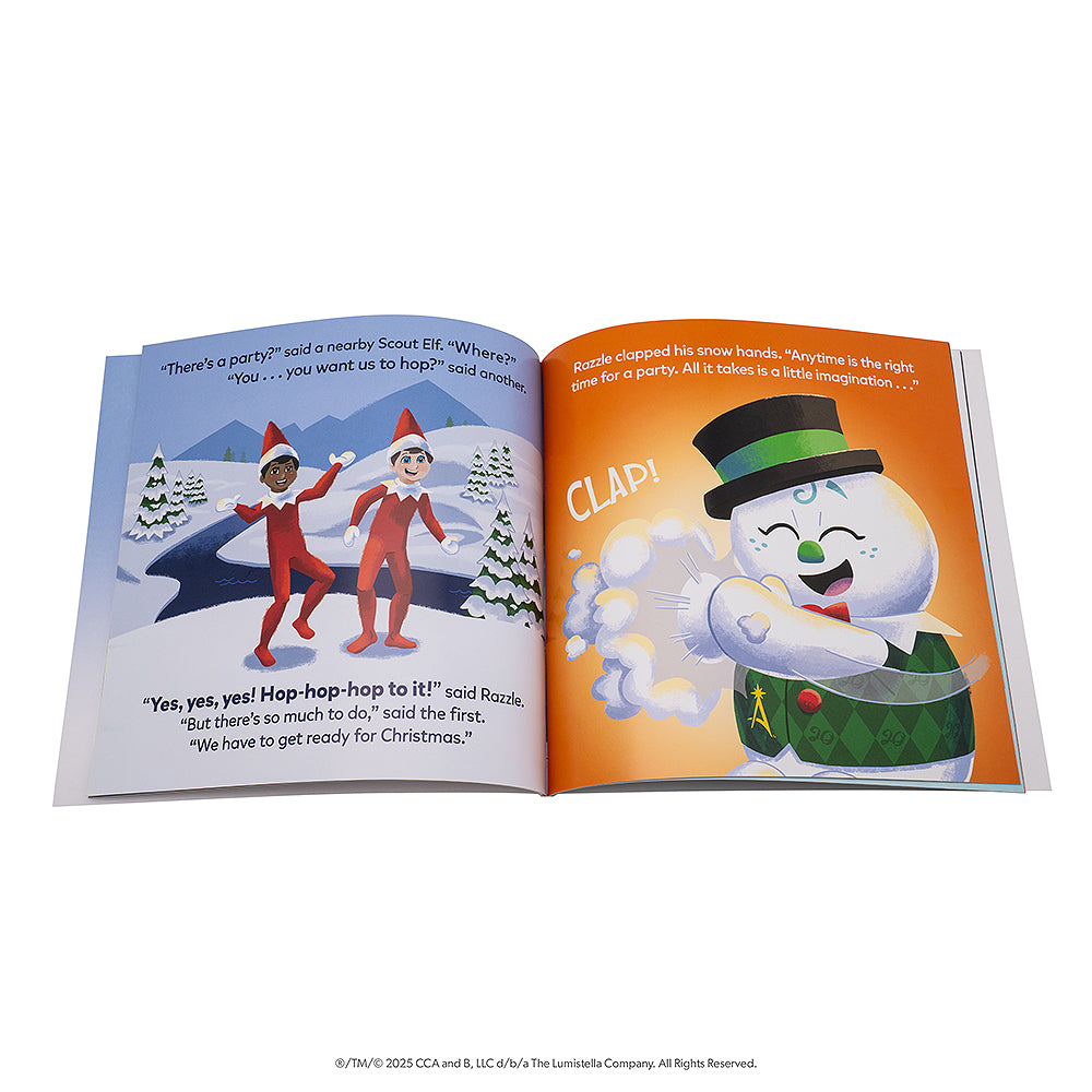 SnoStax Razzle the Snowman Plush and Book - Image 8