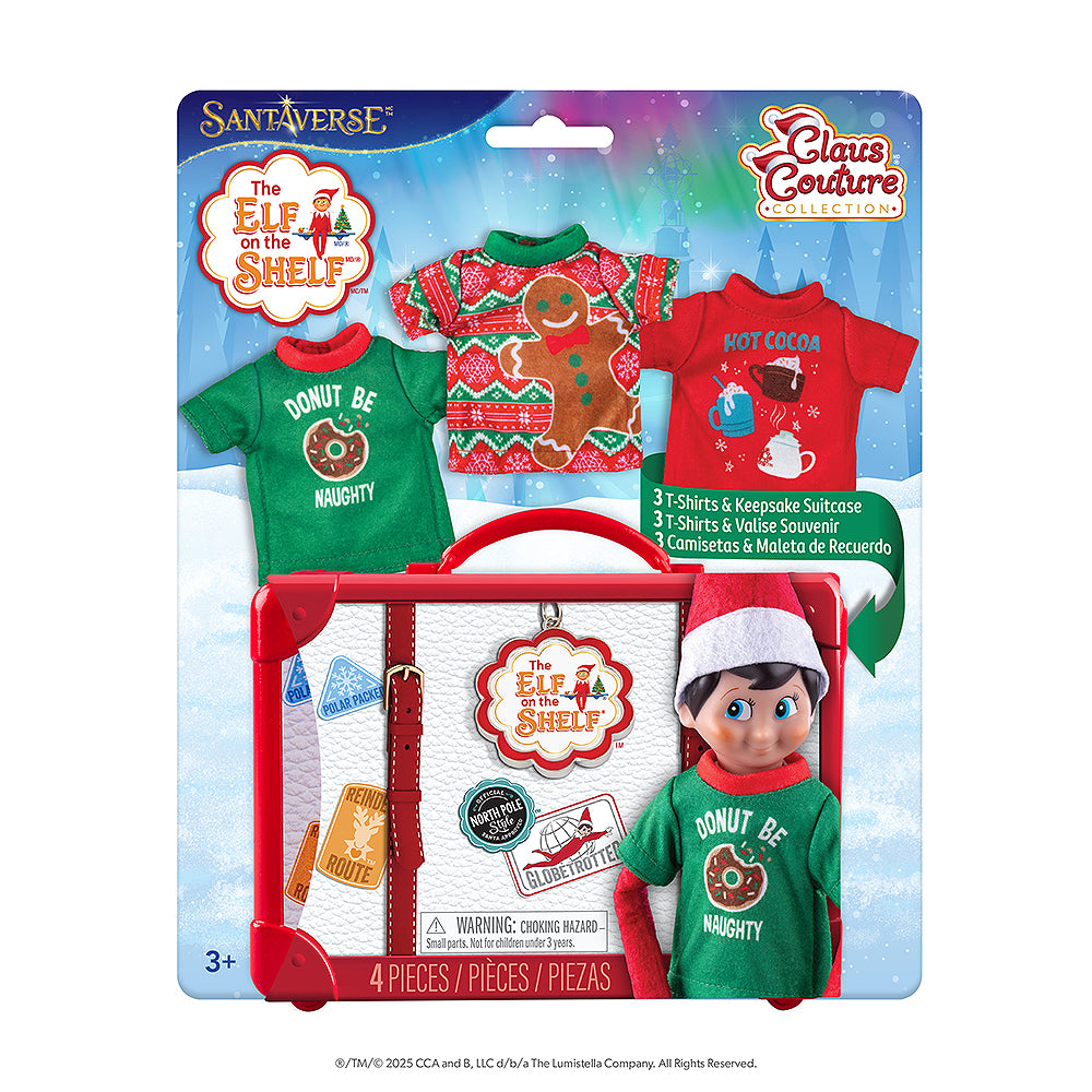 Claus Couture Collection Festive Fun T-Shirt Set - Image 7