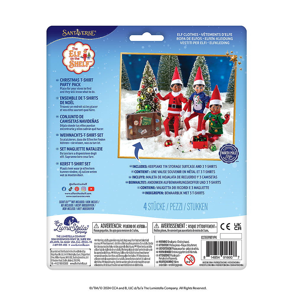 Claus Couture Collection Christmas T-Shirt Party Pack - Image 8