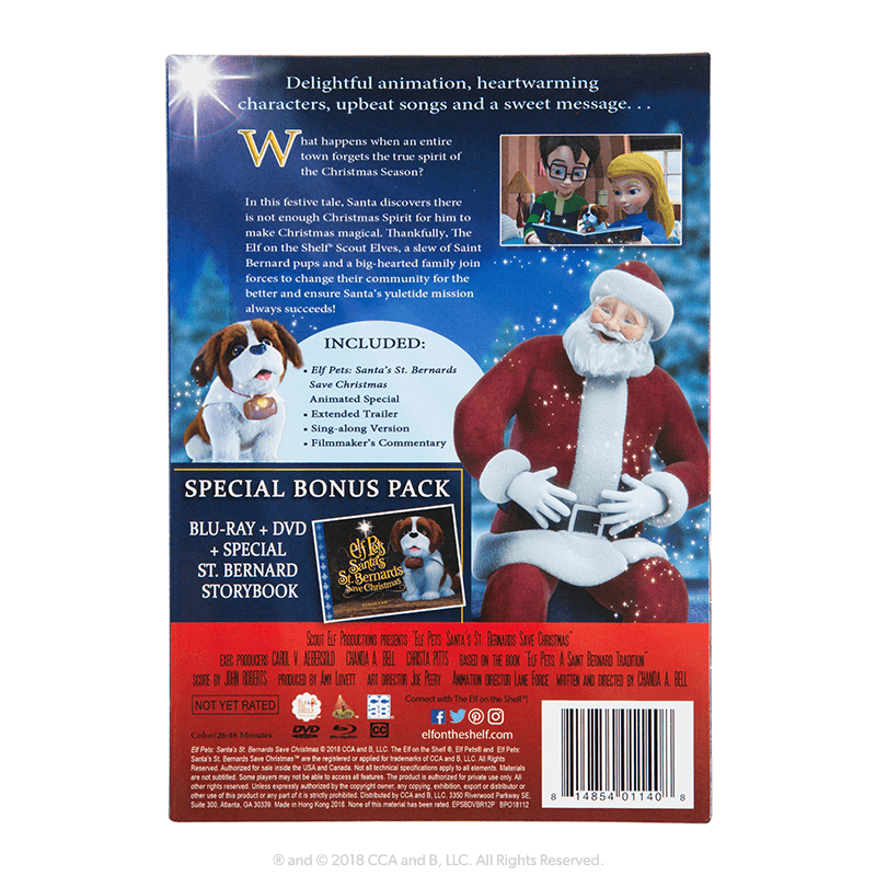 Elf Pets: Santa's St. Bernards Save Christmas Blu-ray + DVD plus Bonus Storybook - Image 4